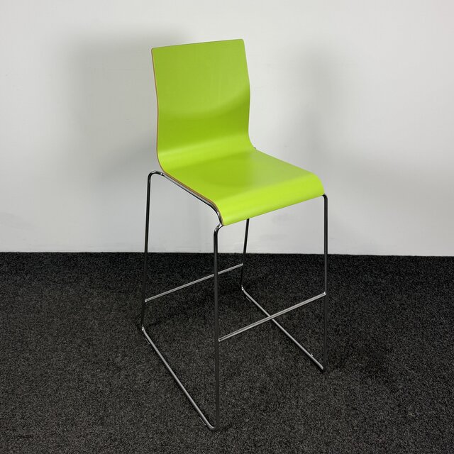 Groene Barkruk - Hoge Rugleuning