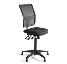 Hoge Werkstoel - Mesh Rugleuning | Glijdoppen