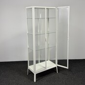 Witte Vitrinekast - 175 x 73 x 42 cm