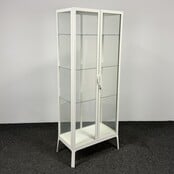 Witte Vitrinekast - 175 x 73 x 42 cm
