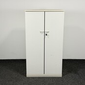 Steelcase Draaideurkast - Wit | 149 x 80 x 44 cm