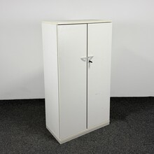 Steelcase Draaideurkast - Wit | 149 x 80 x 44 cm