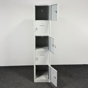 Lockerkast 5-deurs - Grijs | 195 x 42 x 50 cm