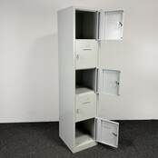 Lockerkast 5-deurs - Grijs | 195 x 42 x 50 cm