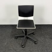 Eromesmarko Werkstoel - Wit / Zwart