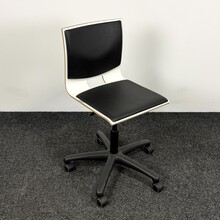 Eromesmarko Werkstoel - Wit / Zwart