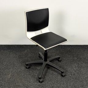 Eromesmarko Werkstoel - Wit / Zwart