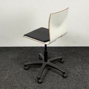 Eromesmarko Werkstoel - Wit / Zwart