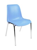 Kantinestoel met Kuipzitting - Diverse Kleuren