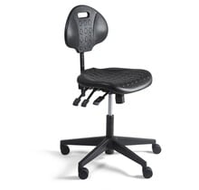 Lage Werkstoel - PU Zitting