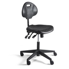 Lage Werkstoel - PU Zitting