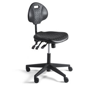 Lage Werkstoel - PU Zitting