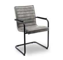 Vergaderstoel Rick | Cognac/Grijs