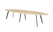 Vergadertafel Realis Ellips | 420 x 120 cm