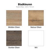 Vergadertafel V-Leg Ellips | 220 x 110 cm