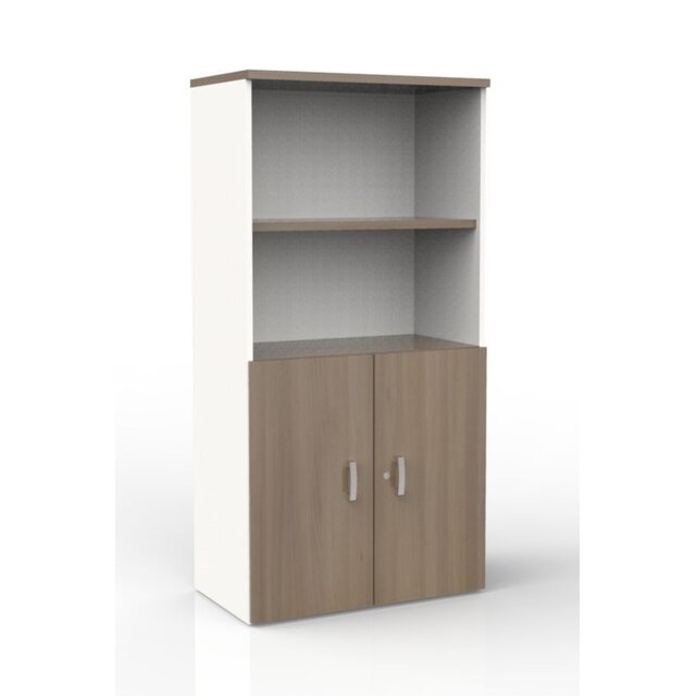 Draaideurkast Melamine - Halfopen | 158 x 80 x 42 cm