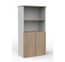 Draaideurkast Melamine - Halfopen | 158 x 80 x 42 cm