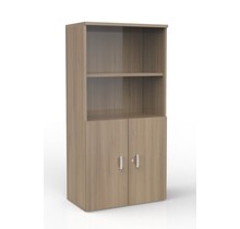 Draaideurkast Melamine - Halfopen | 158 x 80 x 42 cm