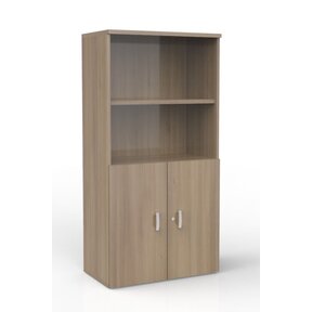 Draaideurkast Melamine - Halfopen | 158 x 80 x 42 cm