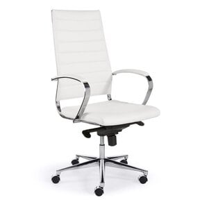 Directiestoel Boss - Wit | Hoge Rug