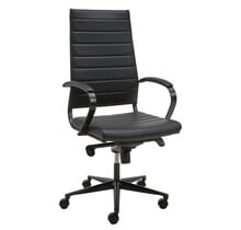 Directiestoel Boss - Zwart | Hoge Rug