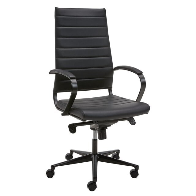 Directiestoel Boss - Zwart | Hoge Rug