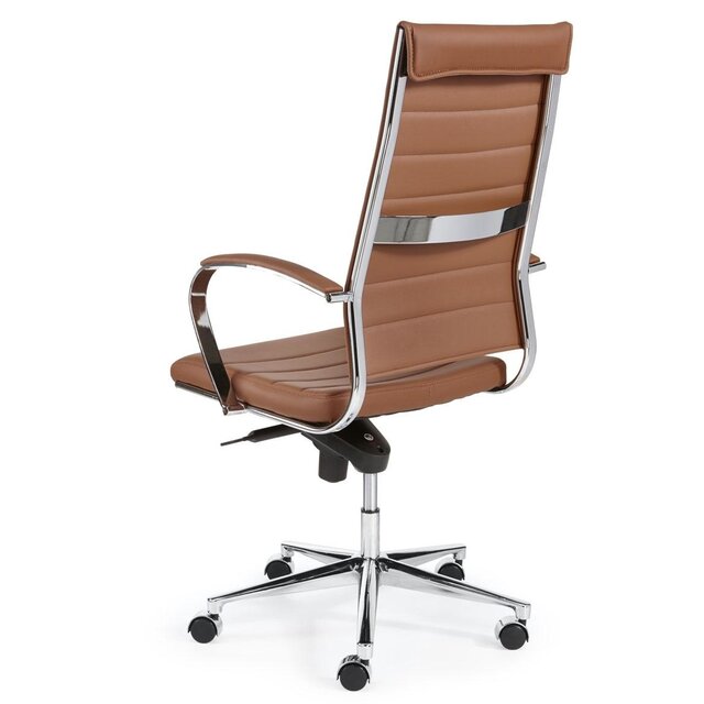 Directiestoel Boss Bruin PU