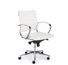 Directiestoel Boss - Wit | Lage Rug