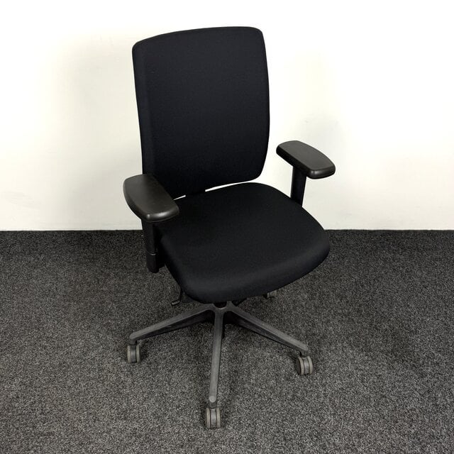 Gebruikte Bureaustoel Puck - Zwart