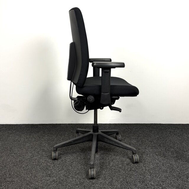 Gebruikte Bureaustoel Puck - Zwart