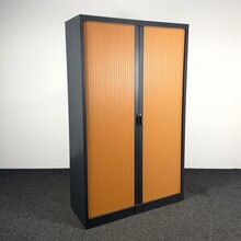 Archiefkast - Antraciet / Oranje  | 197 x 120 x 45 cm