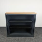 Archiefkast - Antraciet / Oranje | 107 x 120 x 45 cm (A)