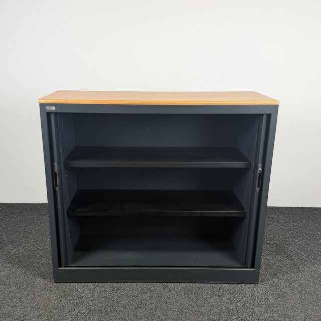 Archiefkast - Antraciet / Oranje | 107 x 120 x 45 cm (A)