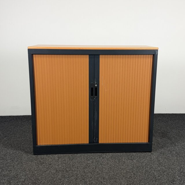 Archiefkast - Antraciet / Oranje | 107 x 120 x 45 cm (B)