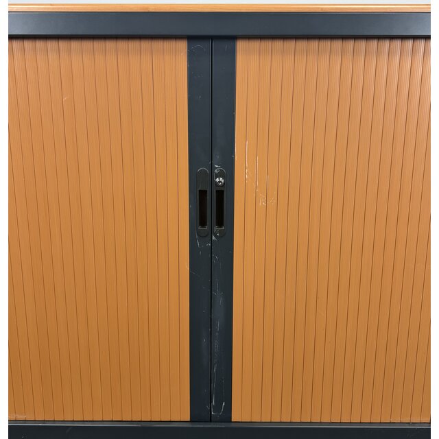 Archiefkast - Antraciet / Oranje | 107 x 120 x 45 cm (B)