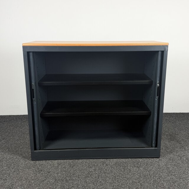 Archiefkast - Antraciet / Oranje | 107 x 120 x 45 cm (B)