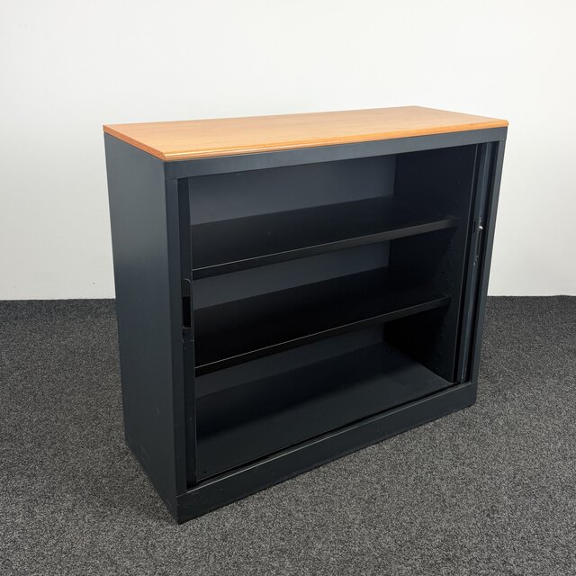 Archiefkast - Antraciet / Oranje | 107 x 120 x 45 cm (B)