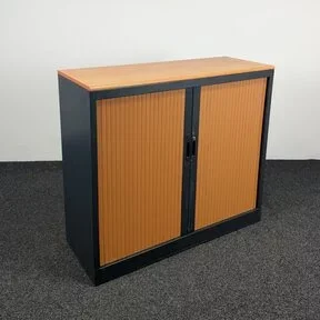 Archiefkast - Antraciet / Oranje | 107 x 120 x 45 cm (B)
