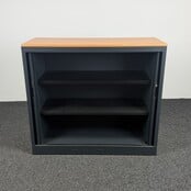 Archiefkast - Antraciet / Oranje | 107 x 120 x 45 cm (C)