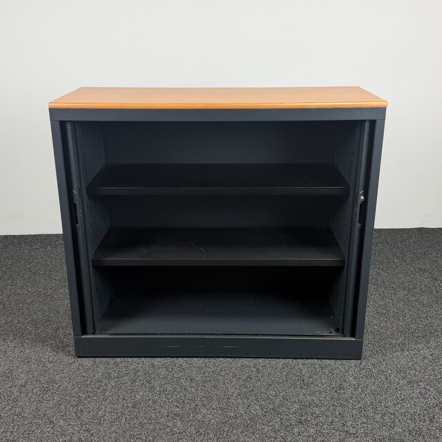 Archiefkast - Antraciet / Oranje | 107 x 120 x 45 cm (C)