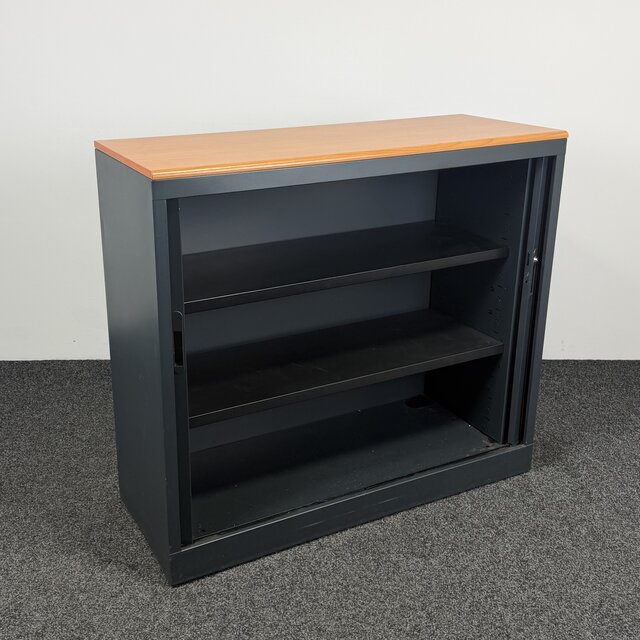 Archiefkast - Antraciet / Oranje | 107 x 120 x 45 cm (C)