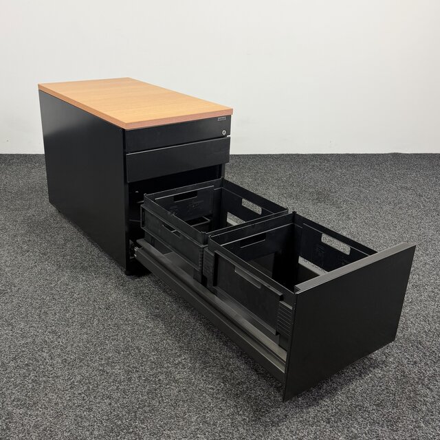 Ahrend Ladeblok Zwart - 3 Laden | 58 x 42 x 76 cm