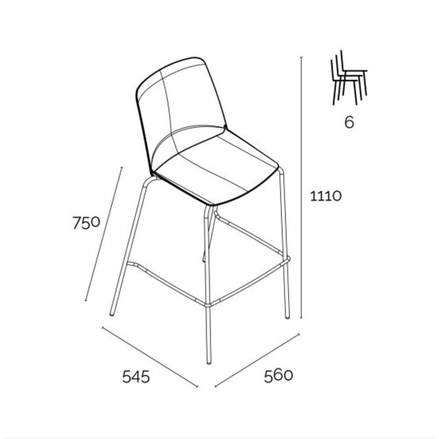 Ergo Douro High Barkruk