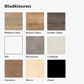 Vepa Step Bureau - Inbus Verstelbaar | 120 x 80 cm