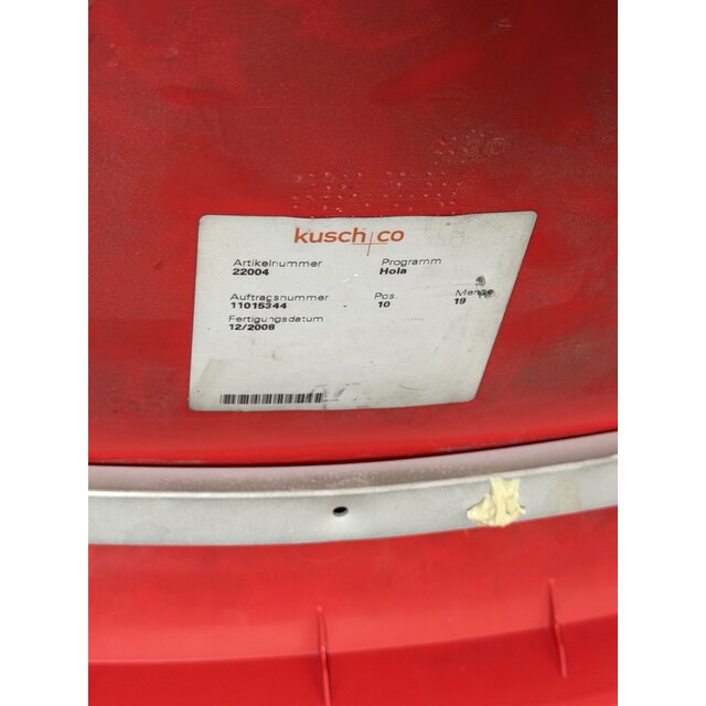 Kusch & Go Kantinestoel - Rood