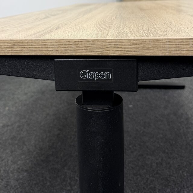 Gispen TM Slingerbureau - 160 x 80 cm | Mat Zwart