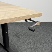 Gispen TM Slingerbureau - 160 x 80 cm | Mat Zwart