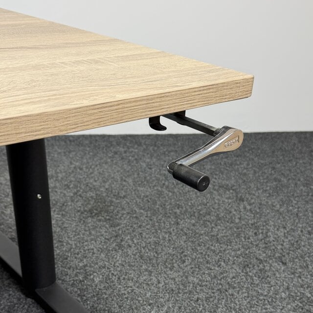 Gispen TM Slingerbureau - 160 x 80 cm | Mat Zwart