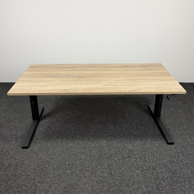 Gispen TM Slingerbureau - 160 x 80 cm | Mat Zwart