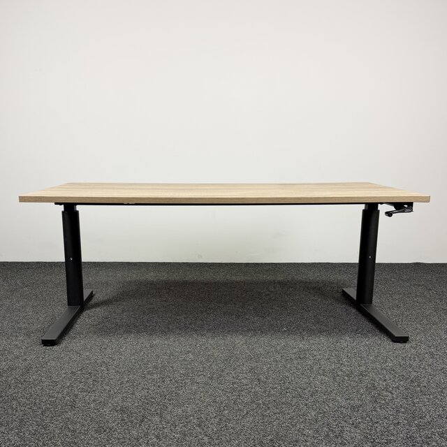 Gispen TM Slingerbureau - 160 x 80 cm | Mat Zwart